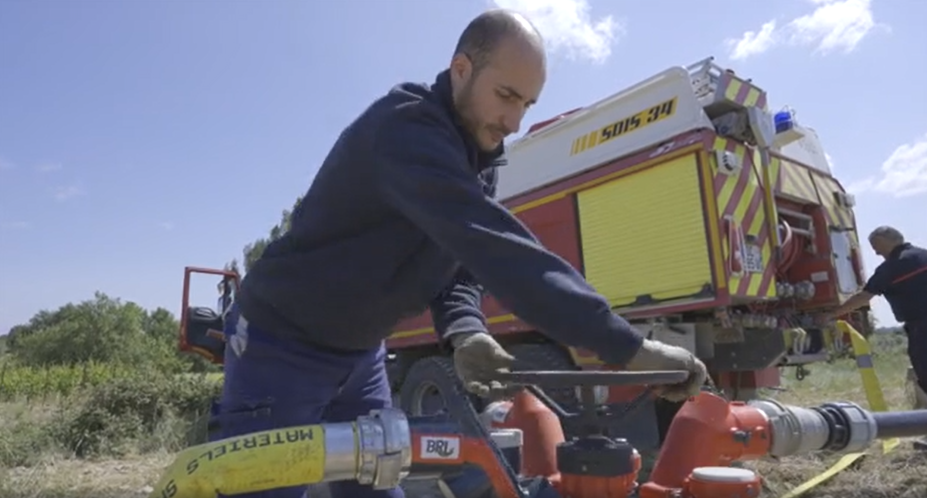 Incendies : le RHR en première ligne ©BRLE