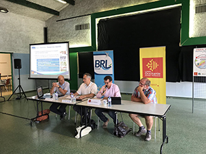 Photo : Forums à Gigean, lancement de la 2ème tranche des Maillons Nord Gardiole