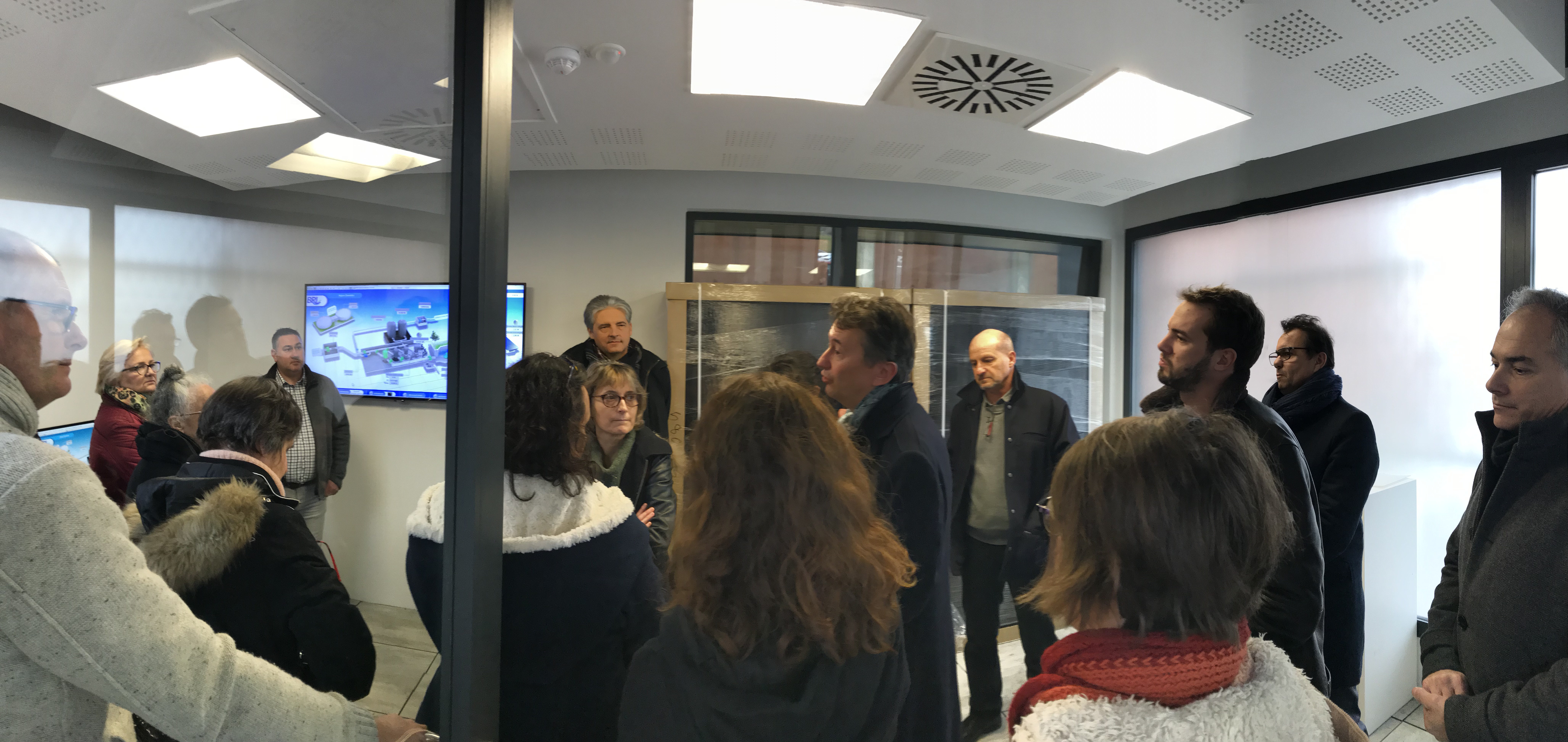 Photo : Visite de la station Aqua Domitia