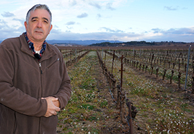 Photo : José Martinez, viticulteur à Corneilhan