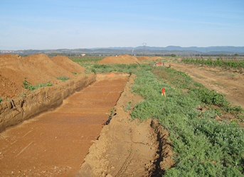 Photo : Lancement de travaux pré-diagnostics archéologiques