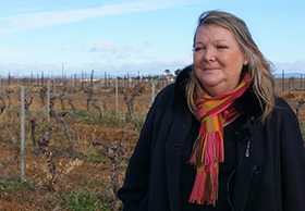 Photo : Catherine Carrière-Pradal, viticultrice à Bassan